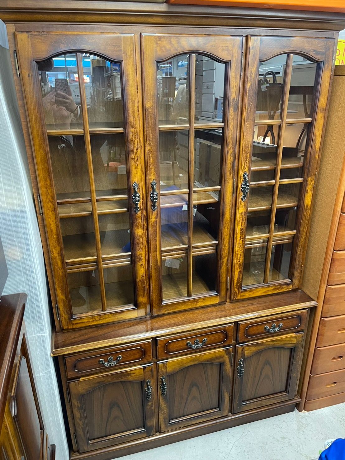 ハイクラス 幅180cmキッチンボード 3枚連動引き戸 ダークブラウン ブラック ハイクラス 幅180cmキッチンボード 3枚連動引き戸 ダーク