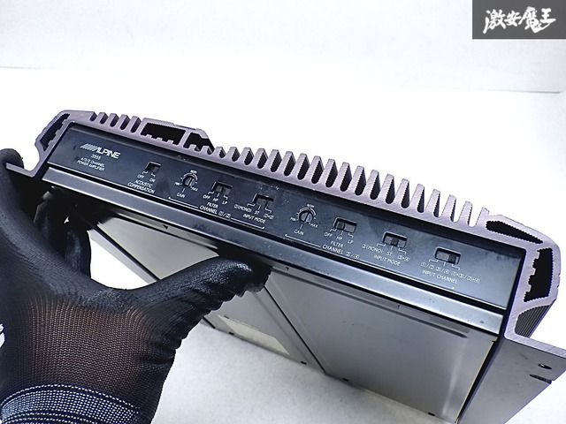 ALPINE 3555 4/3/2チャンネルパワーアンプ Alpine 3555 4 3 2 Channel Car Audio Amplifier Used Fully