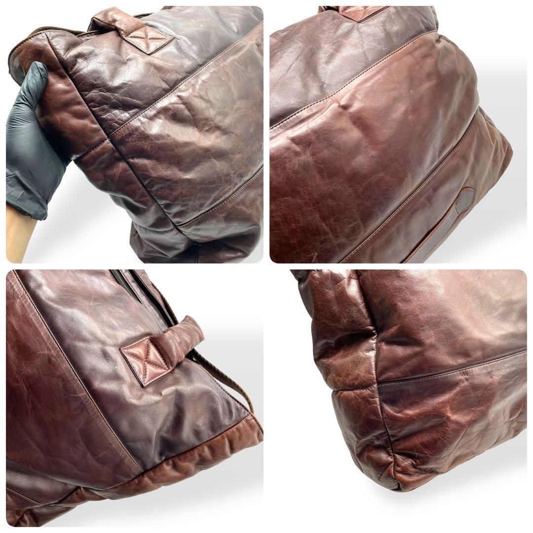 美品　超レア　Dakota BLACK LABEL ２way トートバッグ　ラム Dakota - 美品 超レア Dakota BLACK LABEL 2way トートバッグ