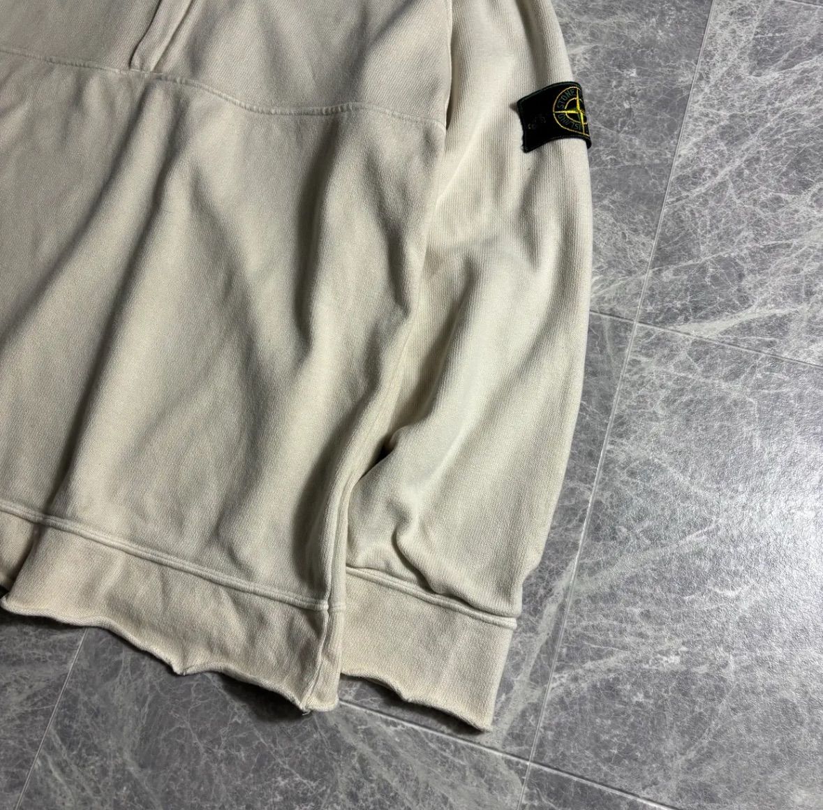 90s～00s初期　STONE 　イタリア製 Hハーフジップ　L 90's STONE ISLAND HALF ZIP SWEATSHIRT 90年代 ストーン