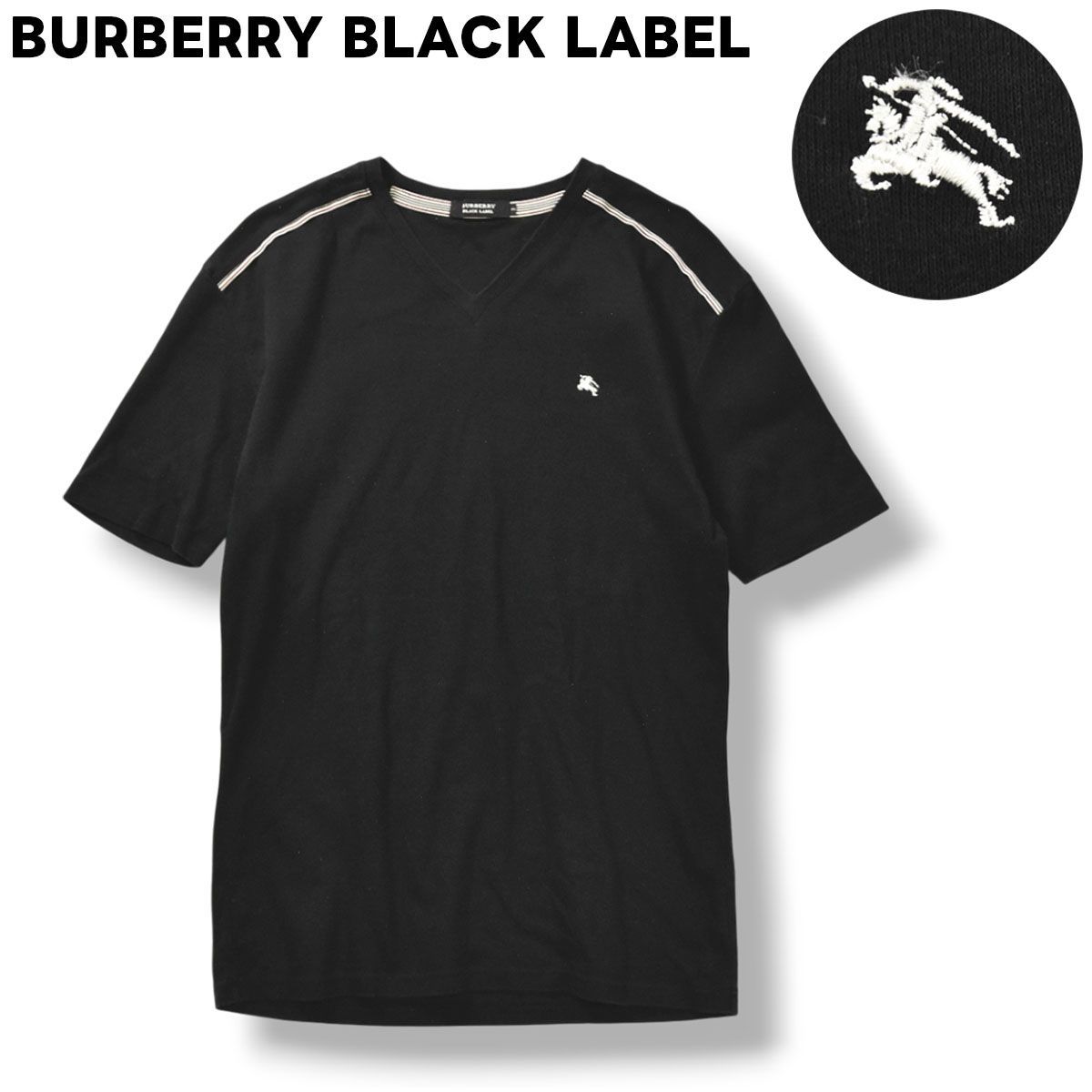 バーバリー ロゴ半袖Tシャツ ブラック S 【公式通販】