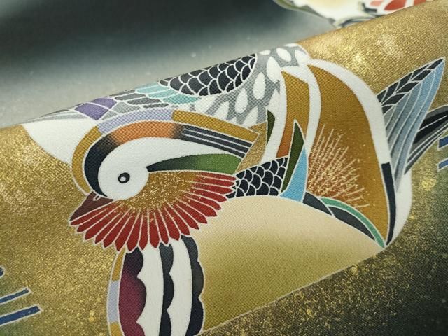 作家物 鴛鴦草花丸文