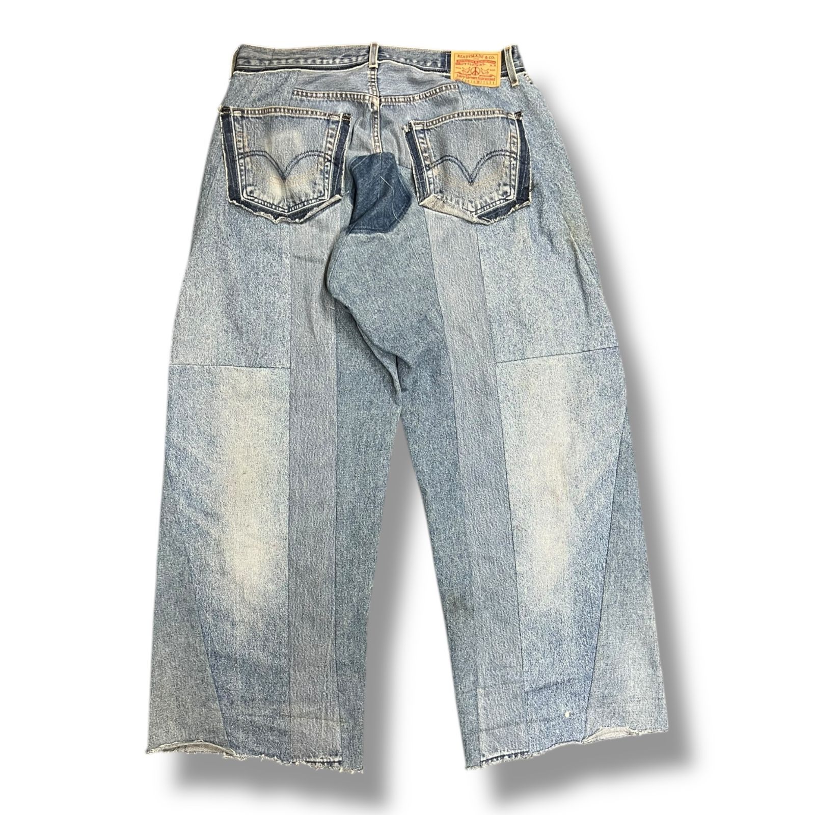 レディメイド RE-CO-BL-00-00-242 再構築ワイドデニムパンツ メンズ 