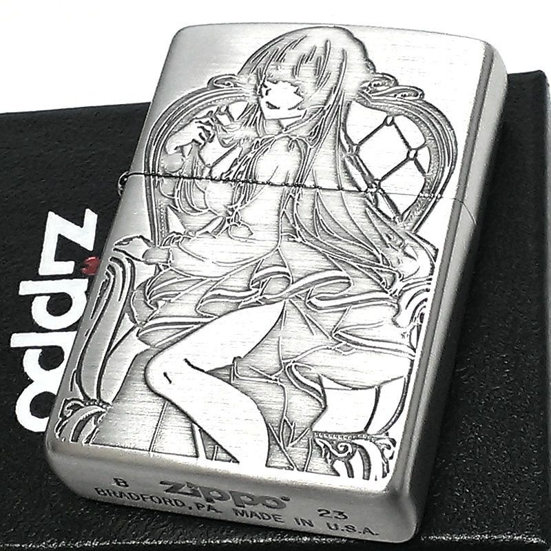 ZIPPO ライター スパイ教室 ティア ジッポ アニメ 可愛い シルバー