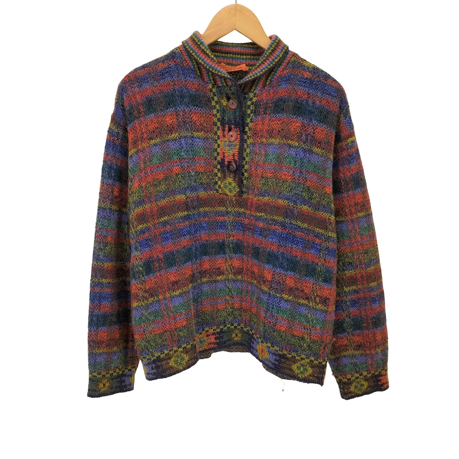 新品 MISSONI ミッソーニ ケープ ショール mikihouse - 美品 ミッソーニ MISSONI ニット ポンチョ ケープ