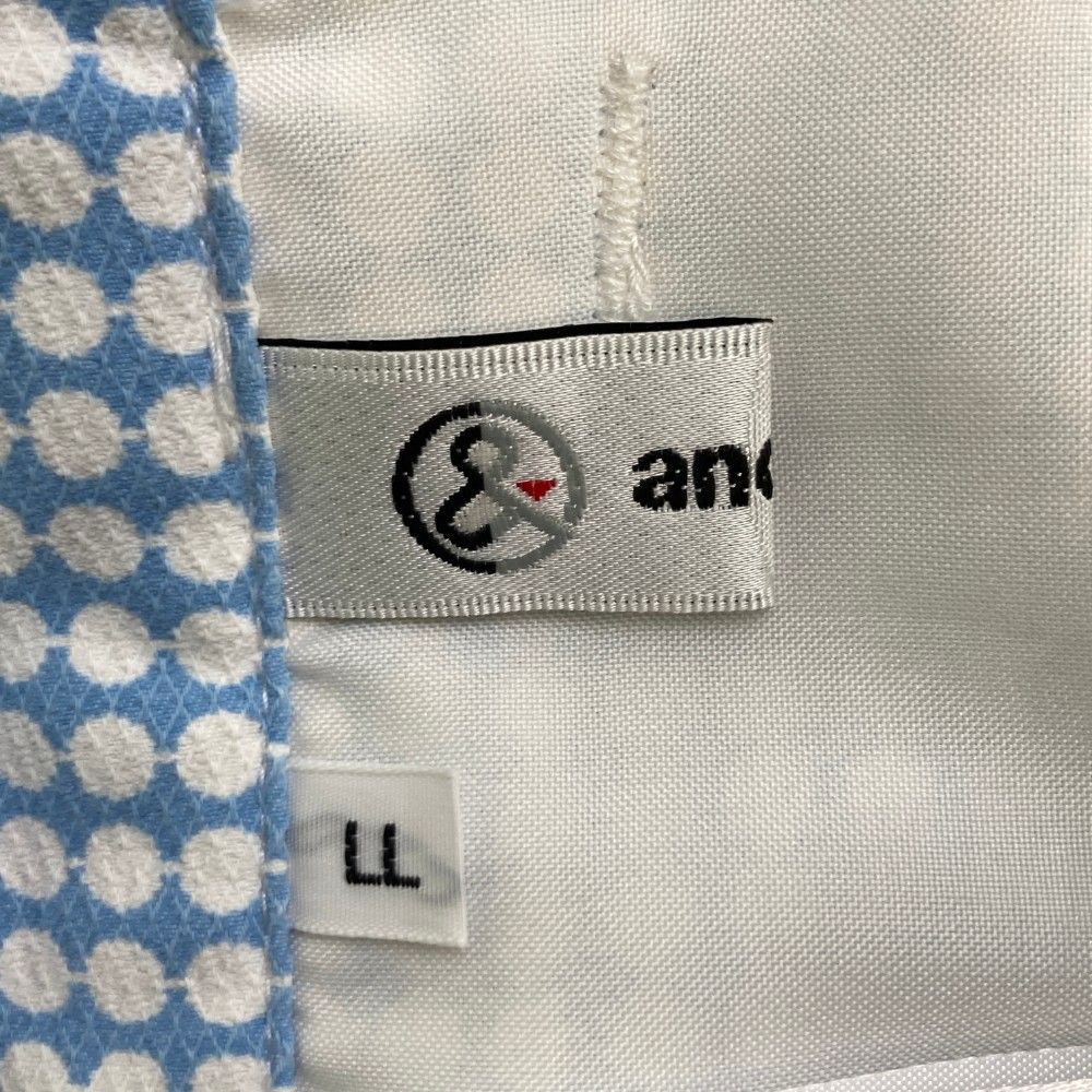 サイズ：LL AND PER SE アンパスィ ストレッチパンツ 総柄