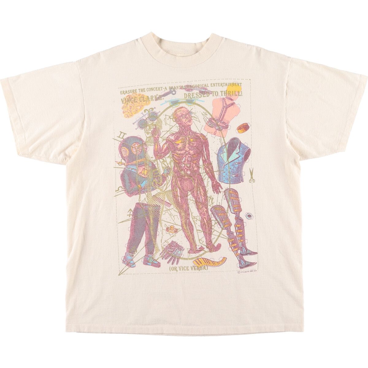 古着 90年代 ERASURE イレイジャー PHANTASMAGORICAL TOUR 両面 