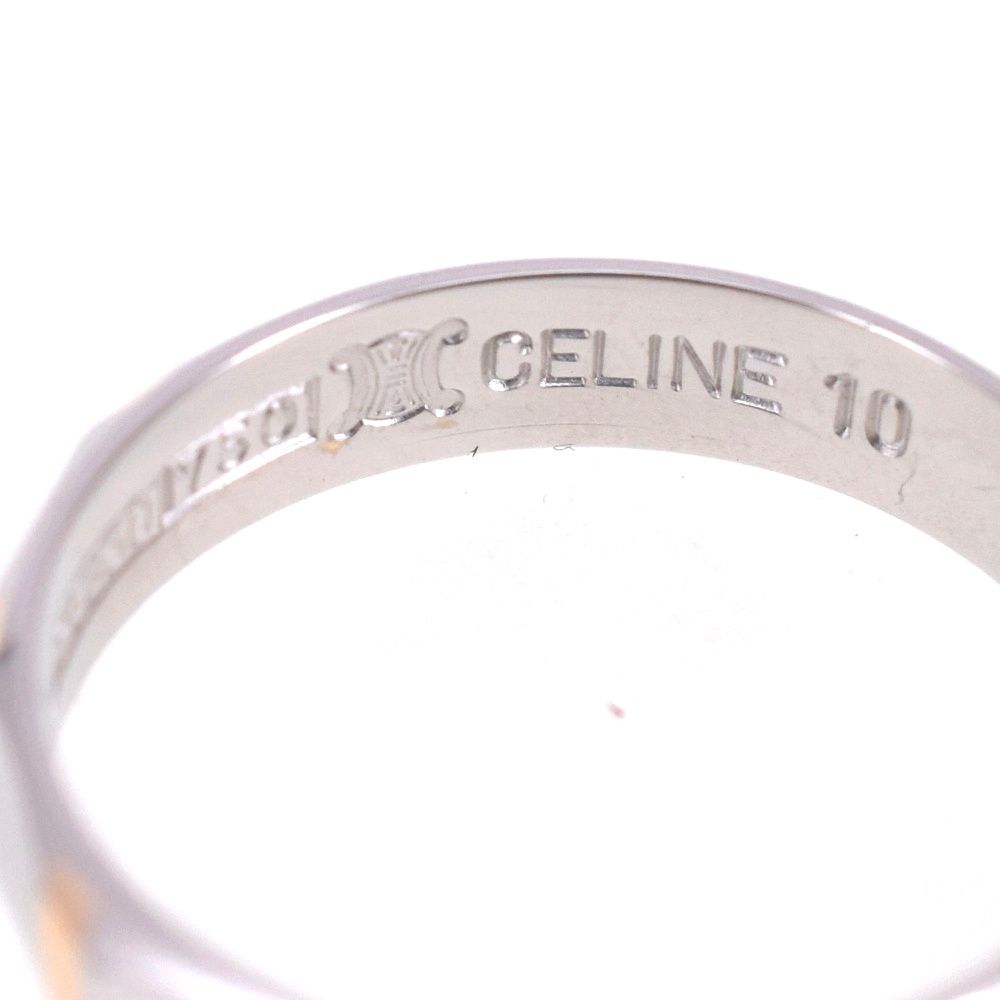 【CELINE】Pt850 K18 リング 10号 楽天市場】CELINE セリーヌ Pt850 K18YG プラチナ イエロー