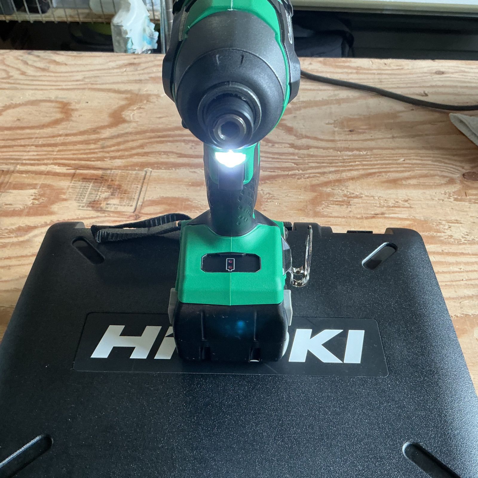 ハイコーキコードレスインパクトドライバ WH14DB バッテリー2庫 充電器無し ケース付き インボイス対応領収書発行 平日のみ発送 値引交渉 HRDEVELOPMENT_JP