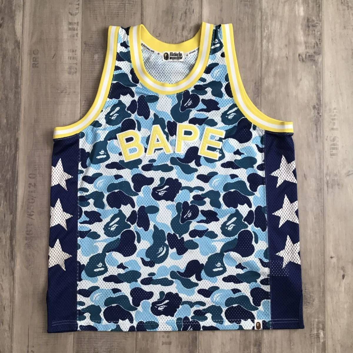 A BATHING APE XL 迷彩タンクトップ A BATHING APE カモフラージュ