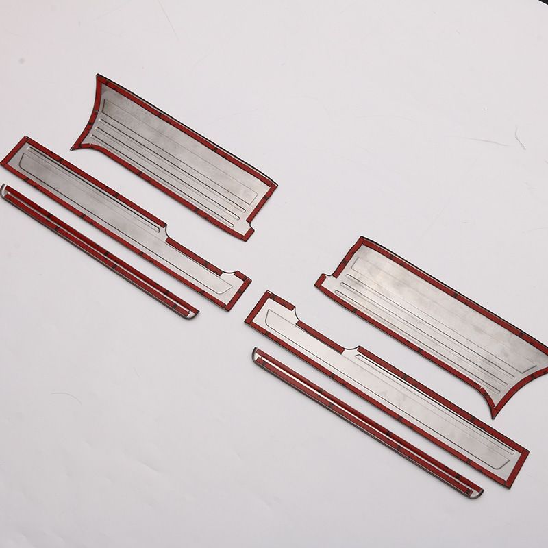 スズキ SPACIA MK53S ステンレス製 ドアステップ ガード 6点セット ドアモール 内装保護 踏板装飾 FFCRYSTALESIA_COM