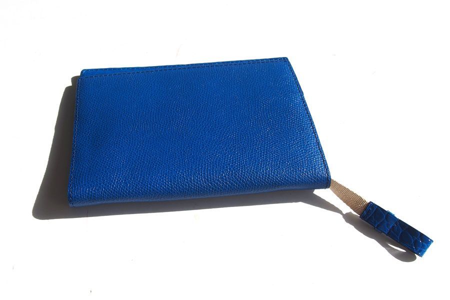 ｜ ｜ジャンルソー｜レザー×アリゲーターブックカバー｜BL SKLAD-KIRPICHA_RU