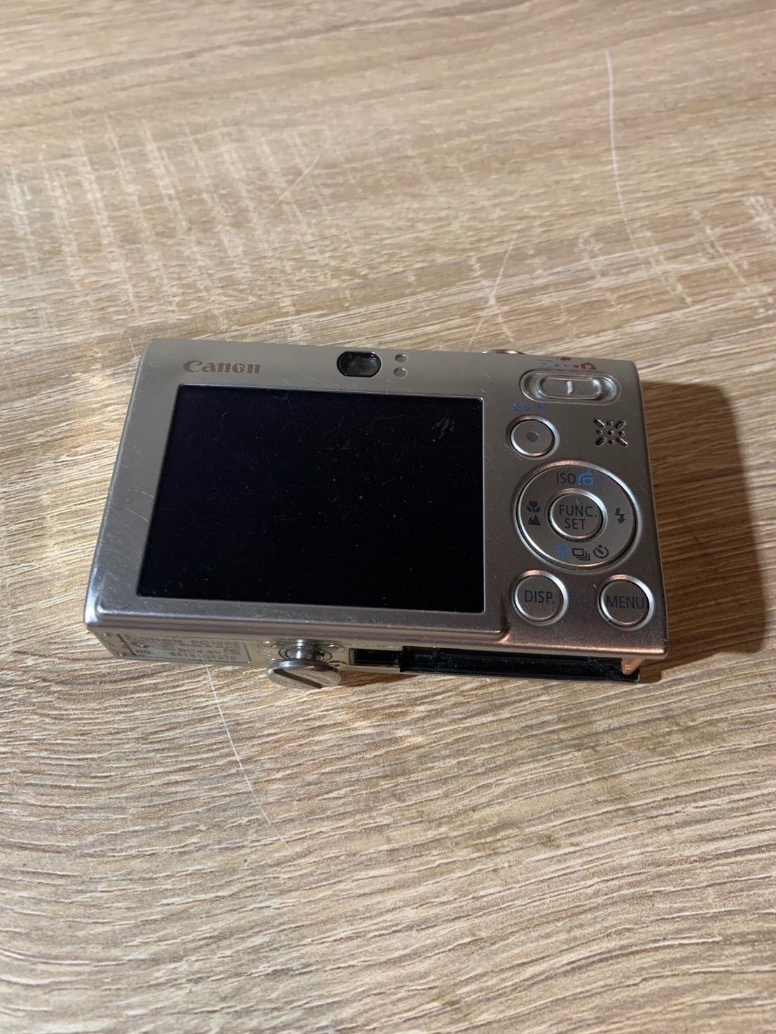 5961 Canon IXY DIGITAL 25 IS シルバー デジカメ ジャンク品