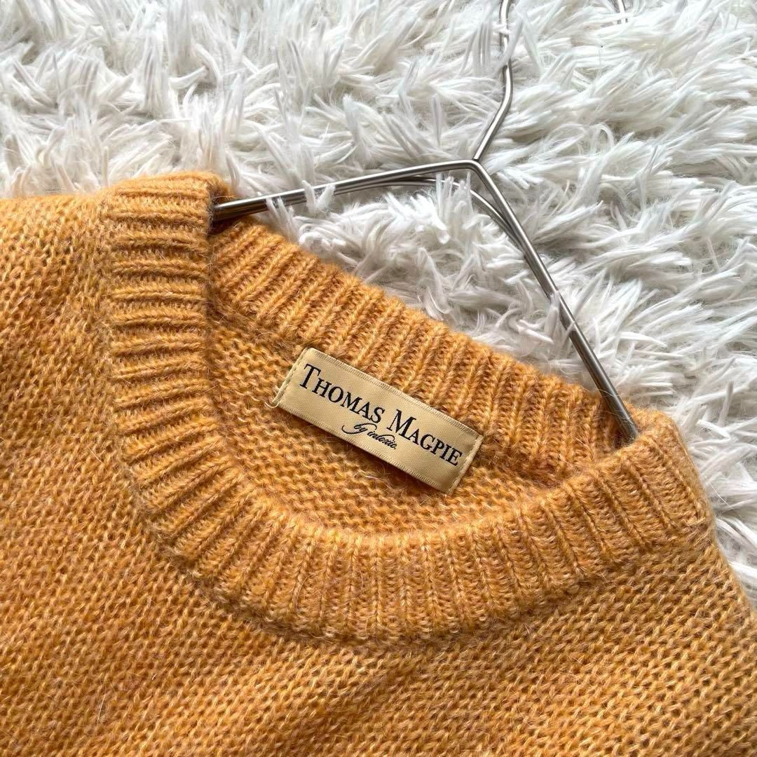 THOMAS MAGPIE トーマスマグパイ 美品 ロゴモヘアニットセーター