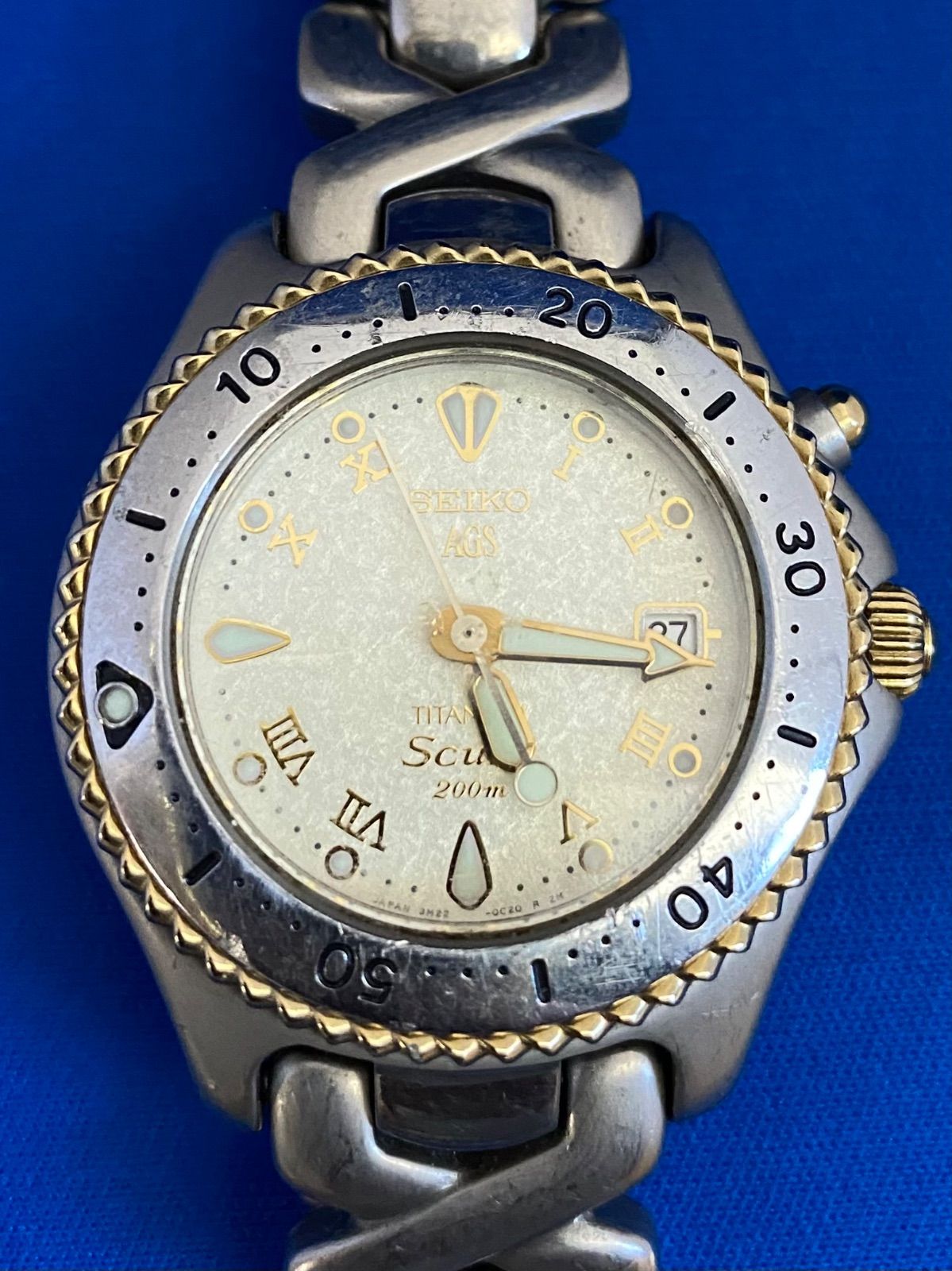 SEIKO セイコー 3M22-0B10 腕時計 ウォッチ メンズ アナログ - メルカリ