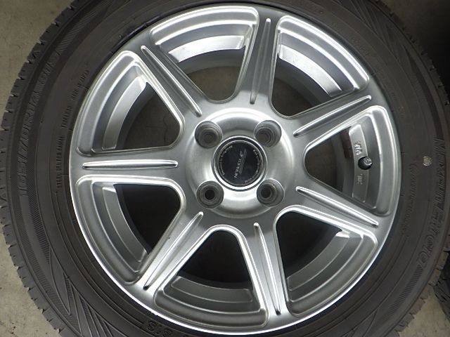 231-745 TOPRUN アルミホイール＆ラジアルタイヤ 165 70R14 ４本セット