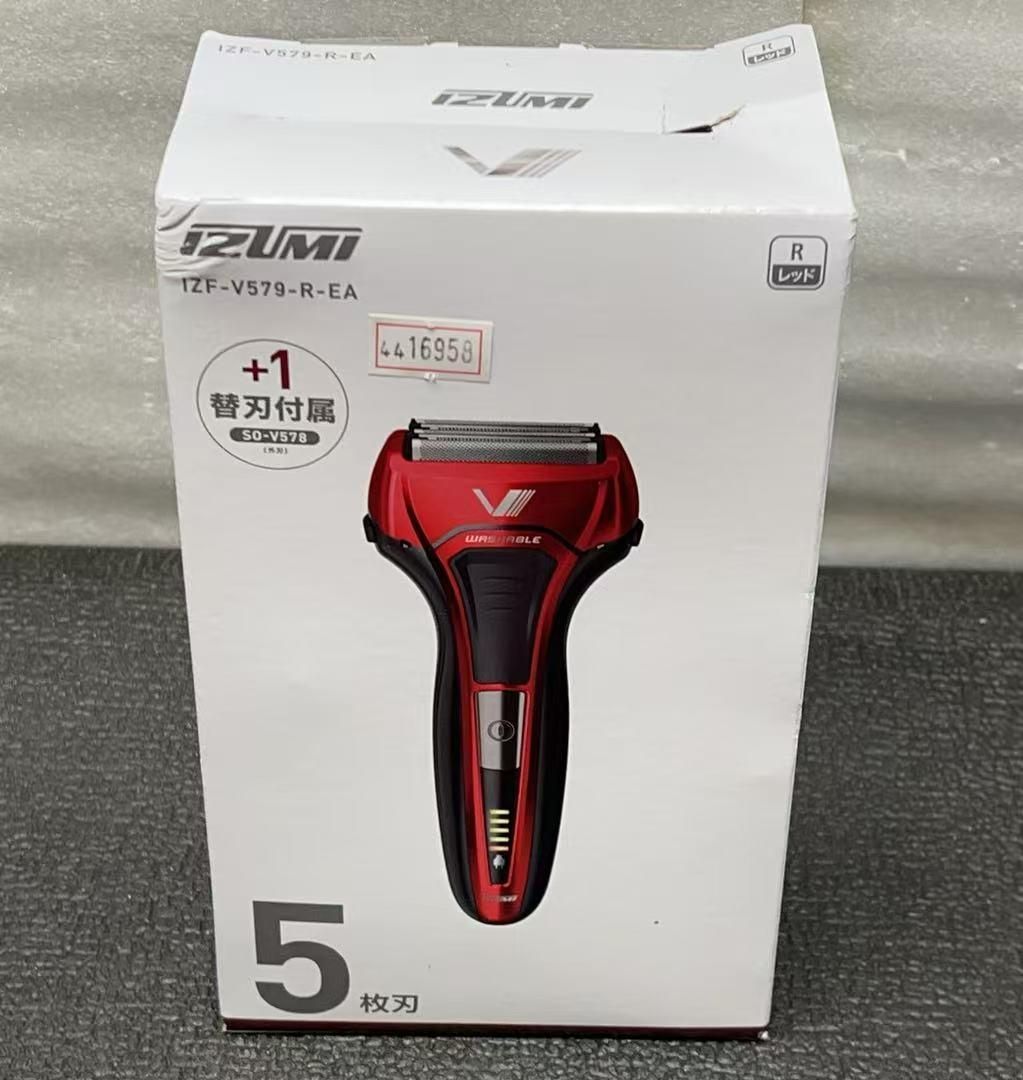 IZF-V579-R(レッド) 往復式シェーバー 5枚刃