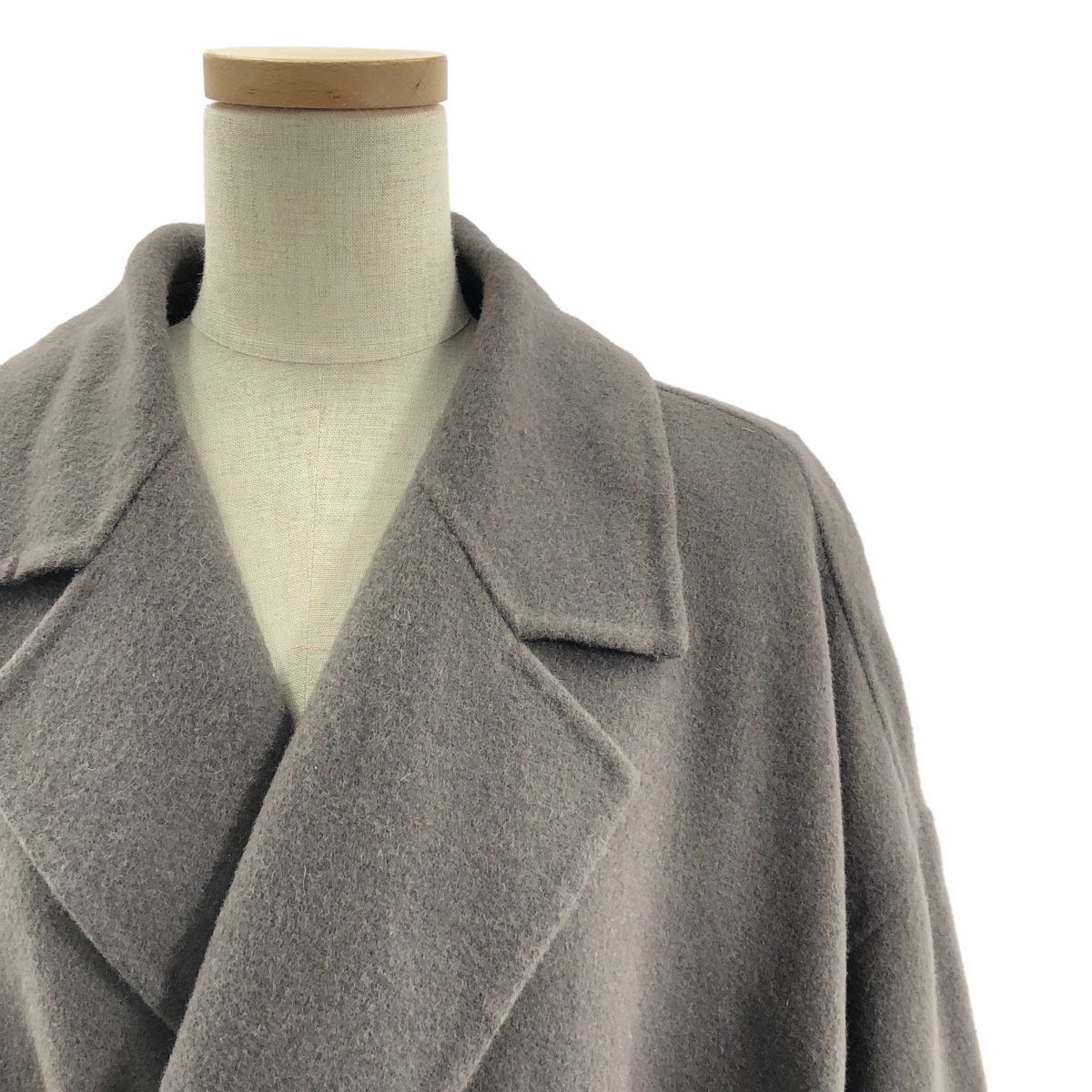 N.O.R.C ライトグレー ジュ　ロングコート サイズ2 新品未使用 N.O.R.C / ノーク | ライトウールリバーロングコート | 2