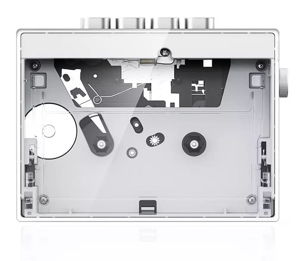 ポータブルオーディオ Fiio ポータブルステレオカセットプレーヤー 透明 CP13
