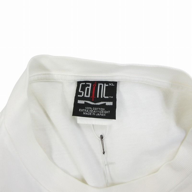 セントマイケル SAINTMICHAEL 24SS TEE/SAMMY/WHITE プリントTシャツ  