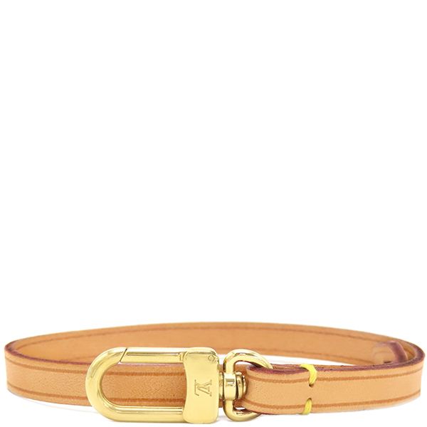 新品未使用 ヴィトン アクセソワール ストラップ ヌメ革 ゴールド金具 ルイヴィトン LOUIS VUITTON ショルダーストラップ 35cm ヌメ革