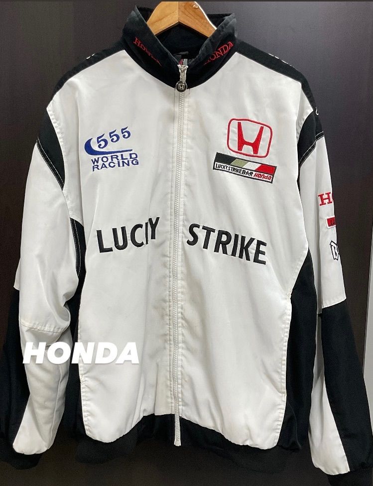 HONDA ホンダ ラッキーストライク ブルゾン レーシングジャケット 楽天市場】HONDA × MONSTER WORLD ホンダ モンスターワールド
