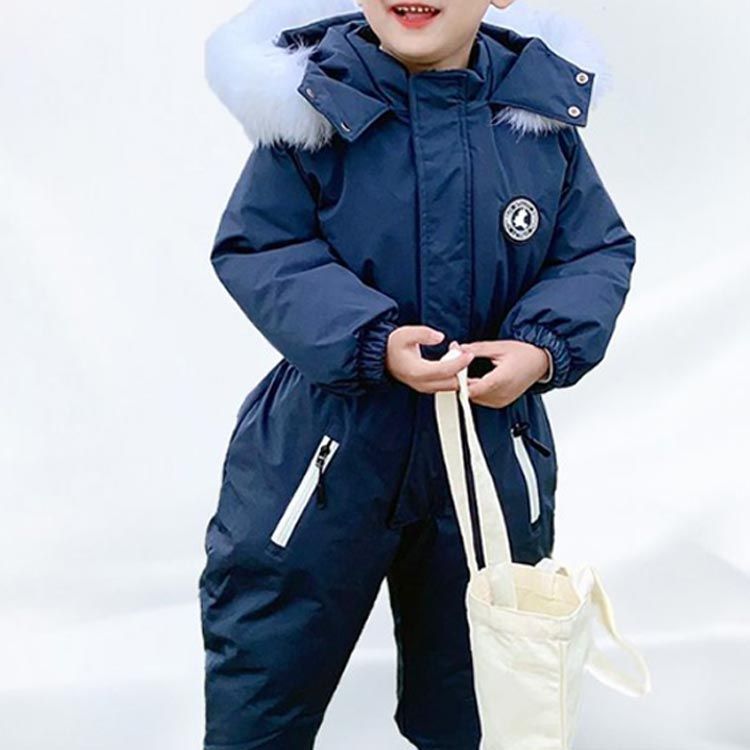 ジャンプスーツ スノーウェア 防寒 90 つなぎ 防寒 スキーウェア