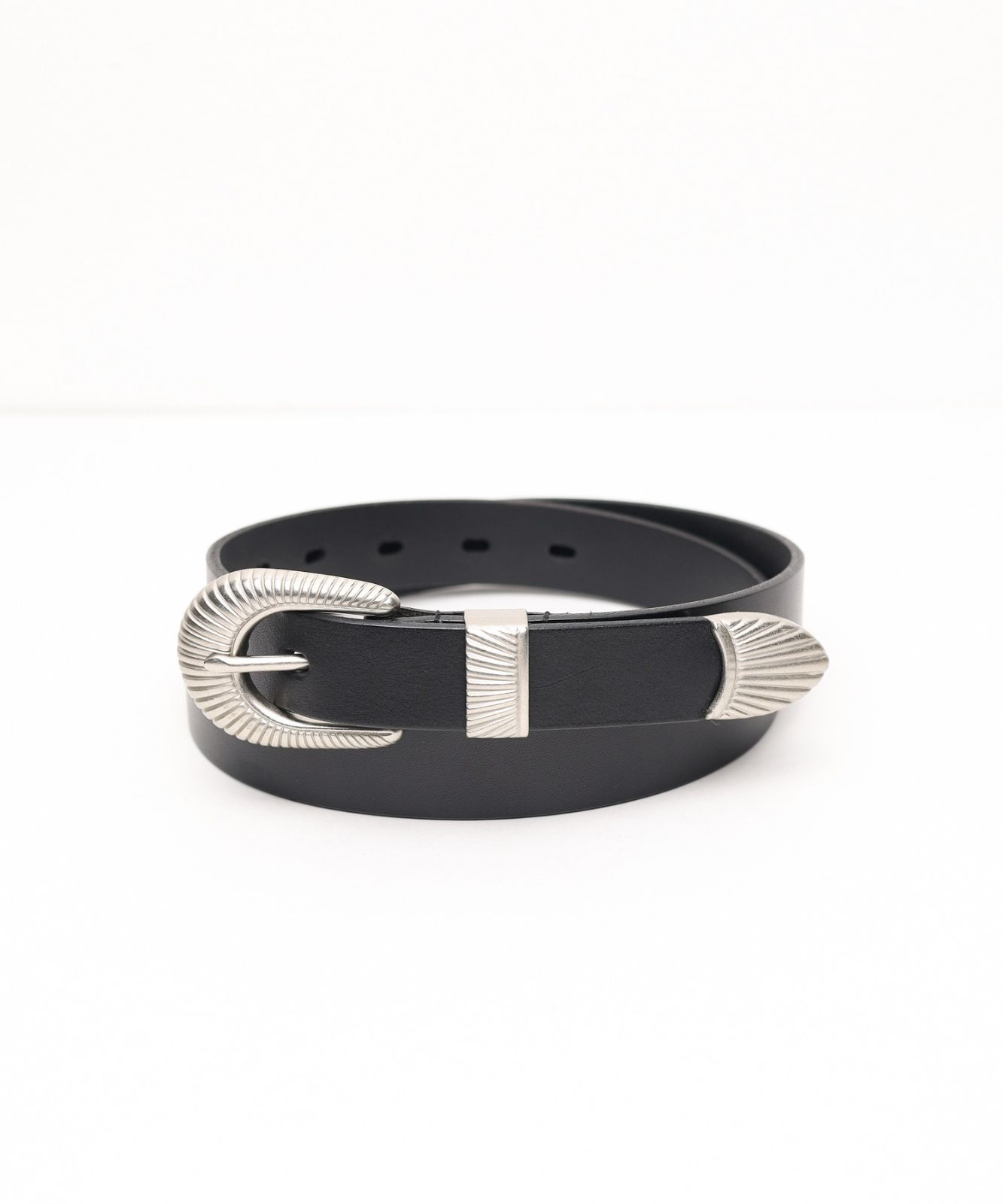 【UNIVERSAL OVERALL】western design leather belt