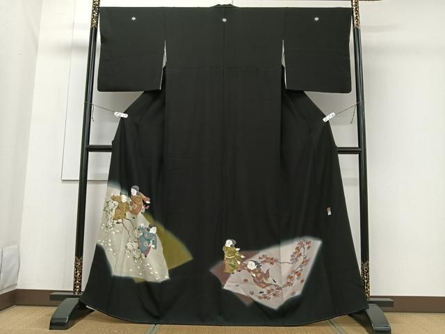 平和屋着物○京加賀友禅 松本健一 訪問着 草木文 暈し染め