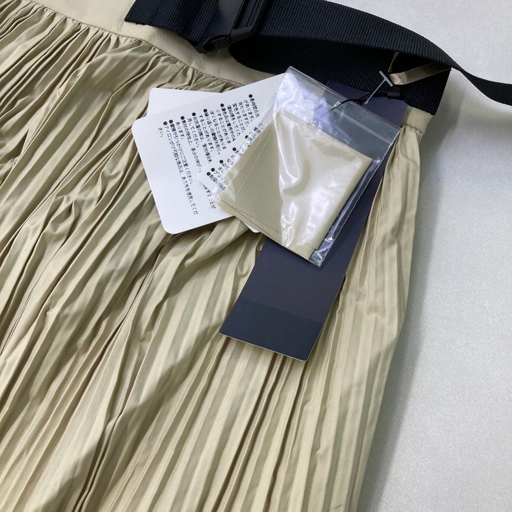 PEARLY GATES カレッジロゴ ボア フロントジップスカート 【公式通販】