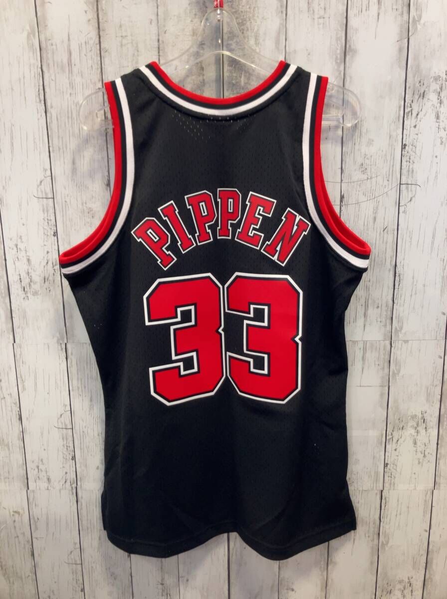 Mitchell-ness ミッチェルアンドネス SMJYGS 18151-CBU シカゴ ブルズ NBA メッシュ タンクトップ ブラック サイズ M