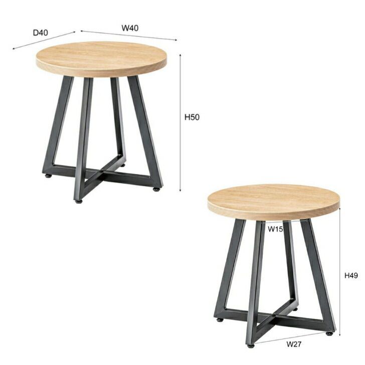 東谷 ラウンドテーブルS ホワイト ASNPT-981WH|雑貨 インテリア