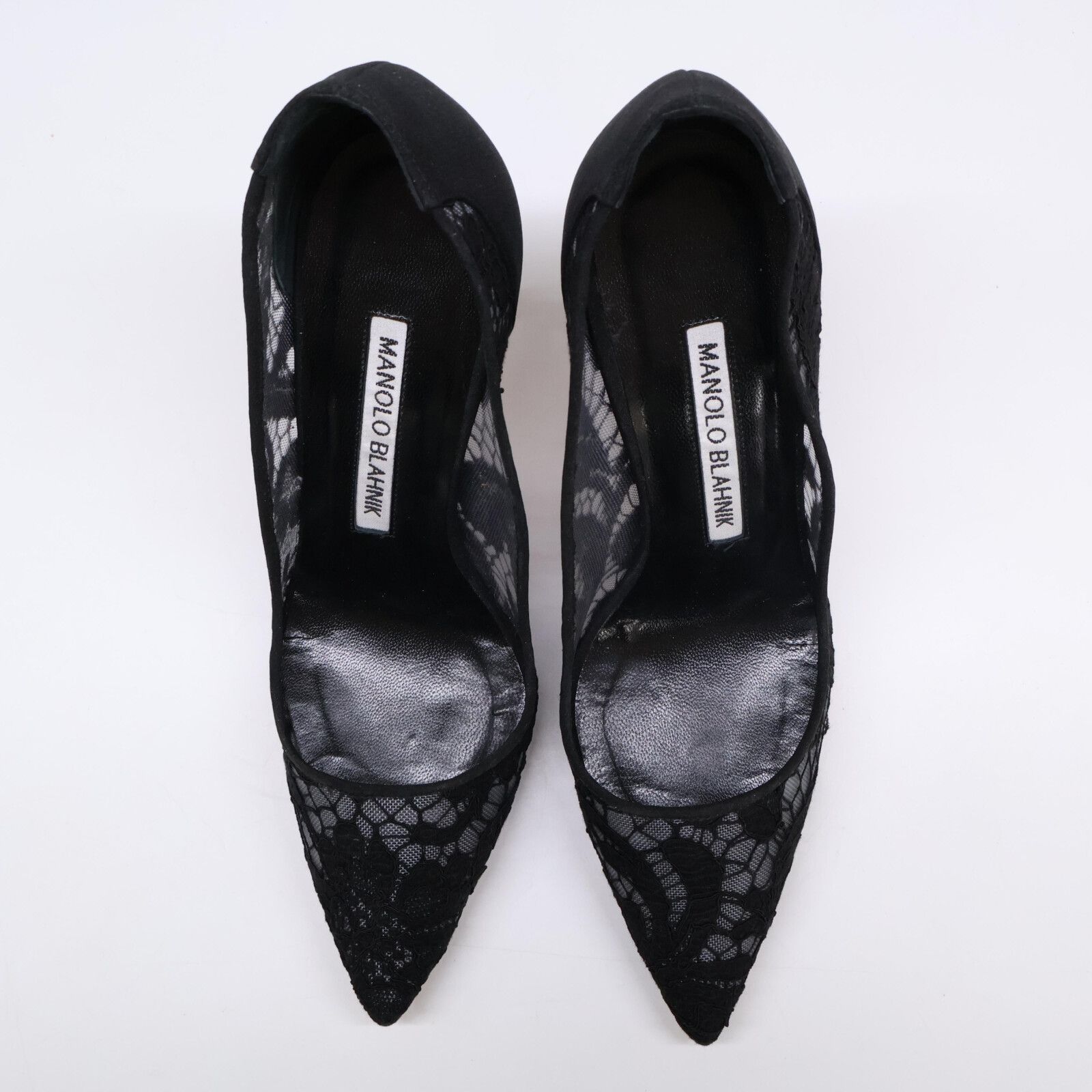 MANOLO BLAHNIK マノロブラニク レース パンプス 34 - メルカリ
