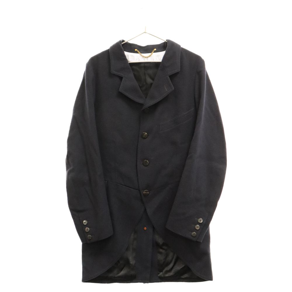 VISVIM (ヴィスヴィム) 17AW ASCOT MORNING COAT アスコット モーニング ウール コート ネイビー  01172205013022 - メルカリ