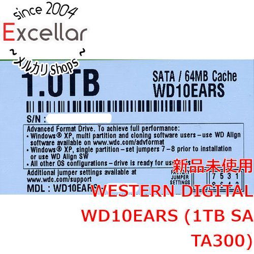 [bn:17] Western Digital製HDD　WD10EARS　1TB SATA300