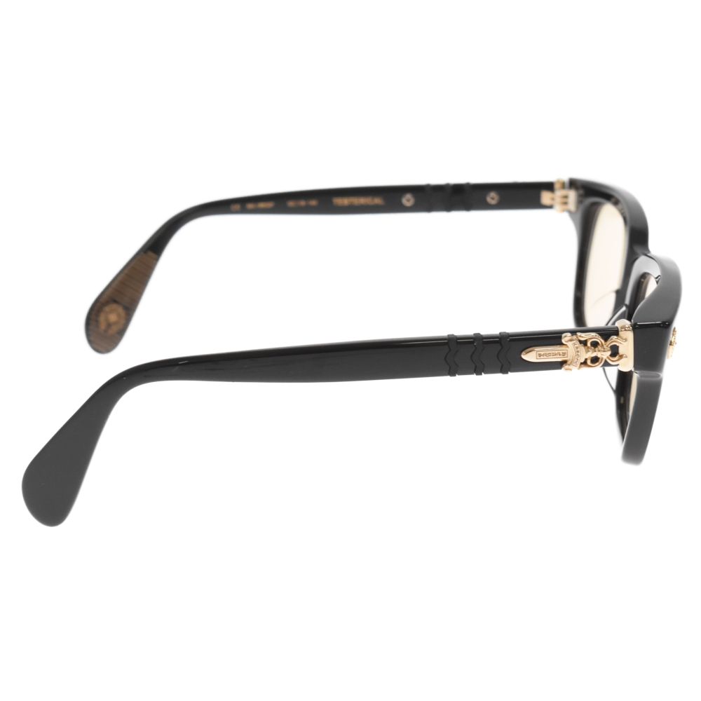 +CHROME HEARTS+ ダガー スクエア サングラス ブラック ゴールド CHROME HEARTS+ ダガー スクエア サングラス BOX OFFICER