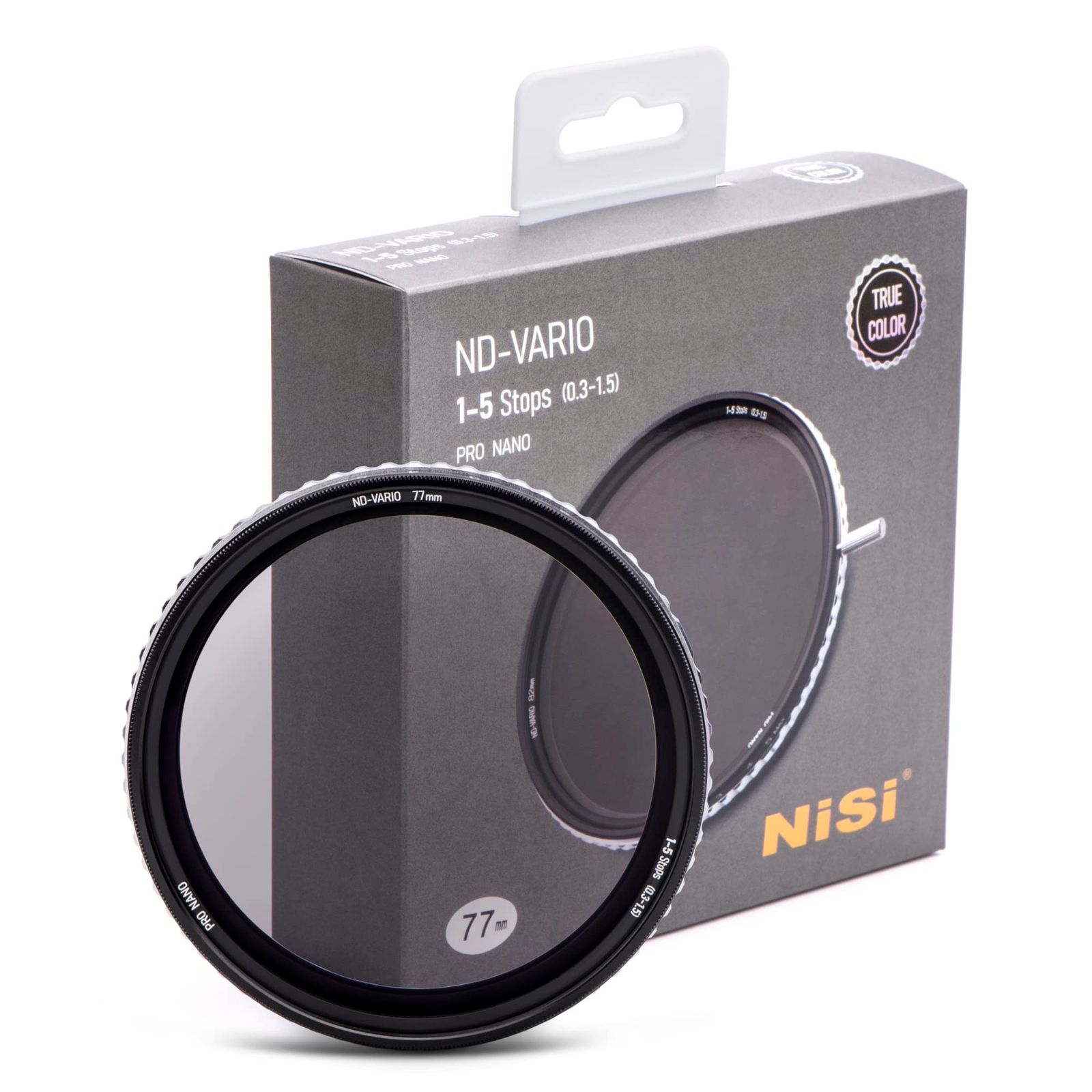 NiSi 可変NDフィルター TRUE COLOR VARIO 1-5stops ND2 32 77mm