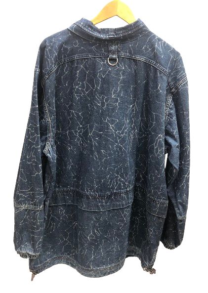 MASSES マシス CRACK DENIM FILD JKT クラック デニム フィールド ジャケット インディゴ ブリーチ加工 コットン サイズM  メンズ - メルカリ