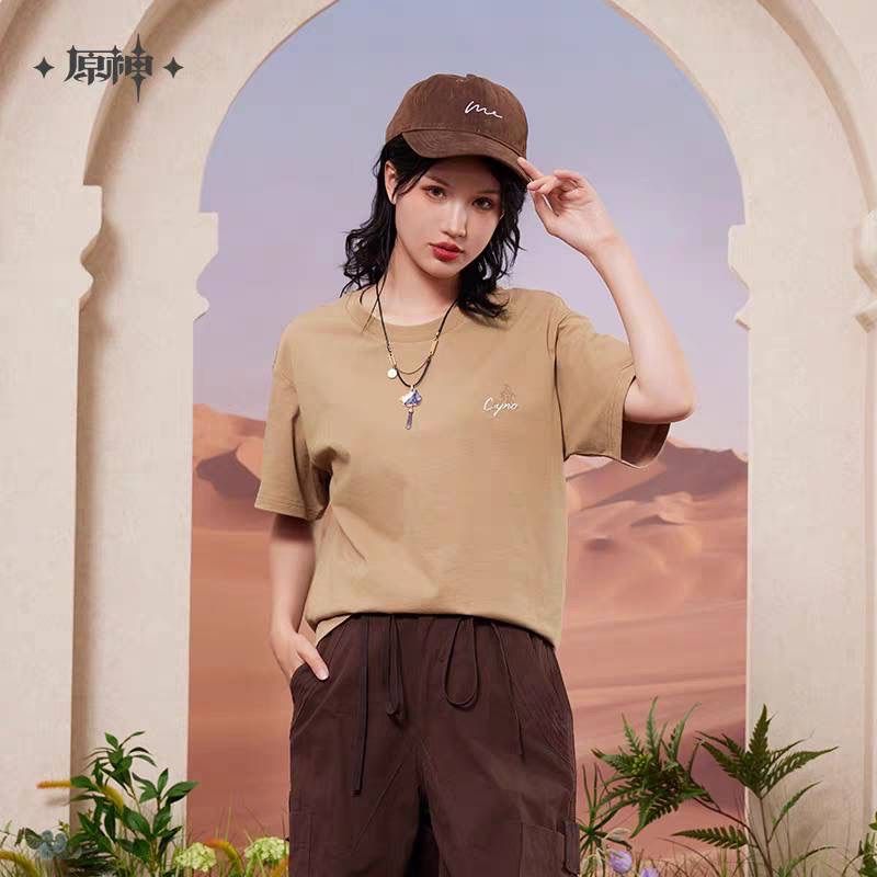 公式正規品　セノ　Tシャツ　服　郁林与飛沙　イメージファッション　原神 原神 森林と飛砂 カーヴェ イメージTシャツ｜HAKUTEA
