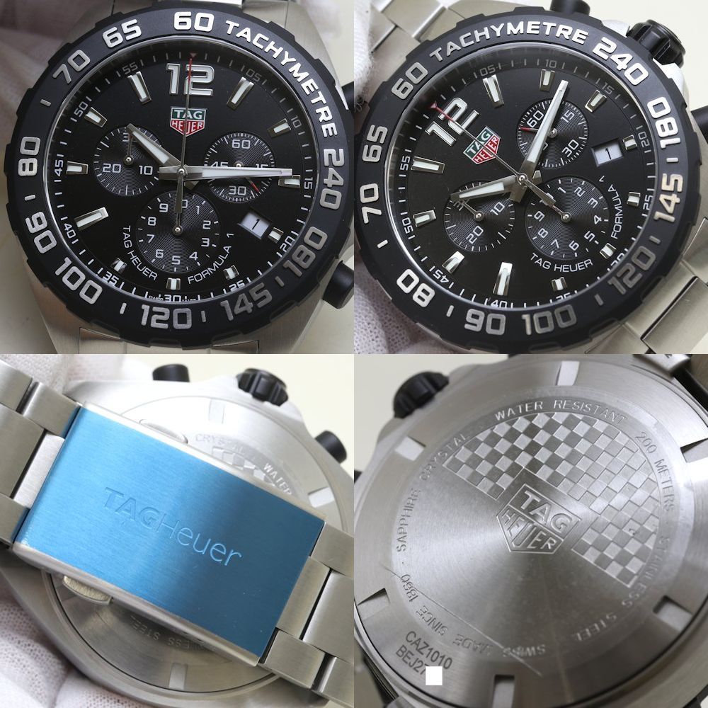 TAG HEUER タグホイヤー フォーミュラ１ クロノグラフ CAZ1010.BA0842【'24年８月購入】ステンレススチール  メンズ /39591 ☆未使用【腕時計】