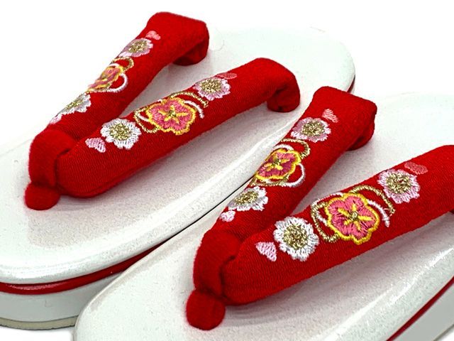  七五三 三歳 女の子 被布セット 被布コート 草履 巾着 足袋 4点コーデセット ピンク 梅 HHFc-02-set 01 七五三 季節 年中行事