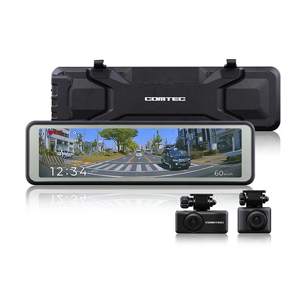 COMTEC ZDR048 ミラー型ドライブレコーダー＋ 駐車監視ケーブル 公式