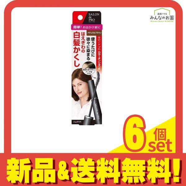 サロンドプロ カラーオンリタッチ 白髪かくしEX ナチュラルブラウン 15mL 6個セット まとめ売り