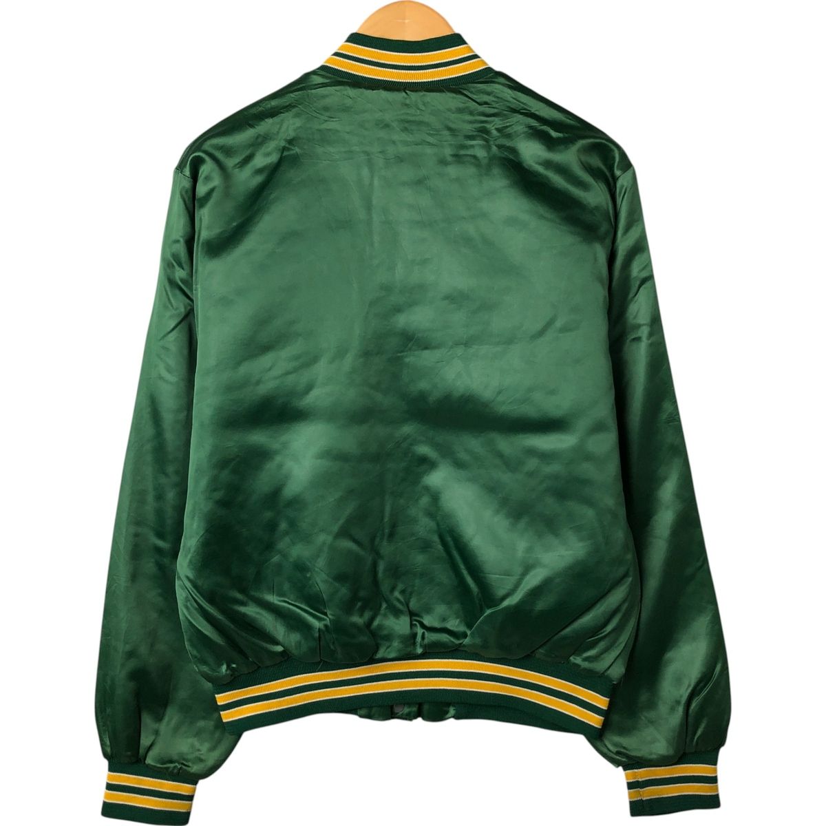 古着 90年代 NFL GREEN BAY PACKERS グリーンベイパッカーズ ナイロンスタジャン アワードジャケット バーシティジャケット eaa548649