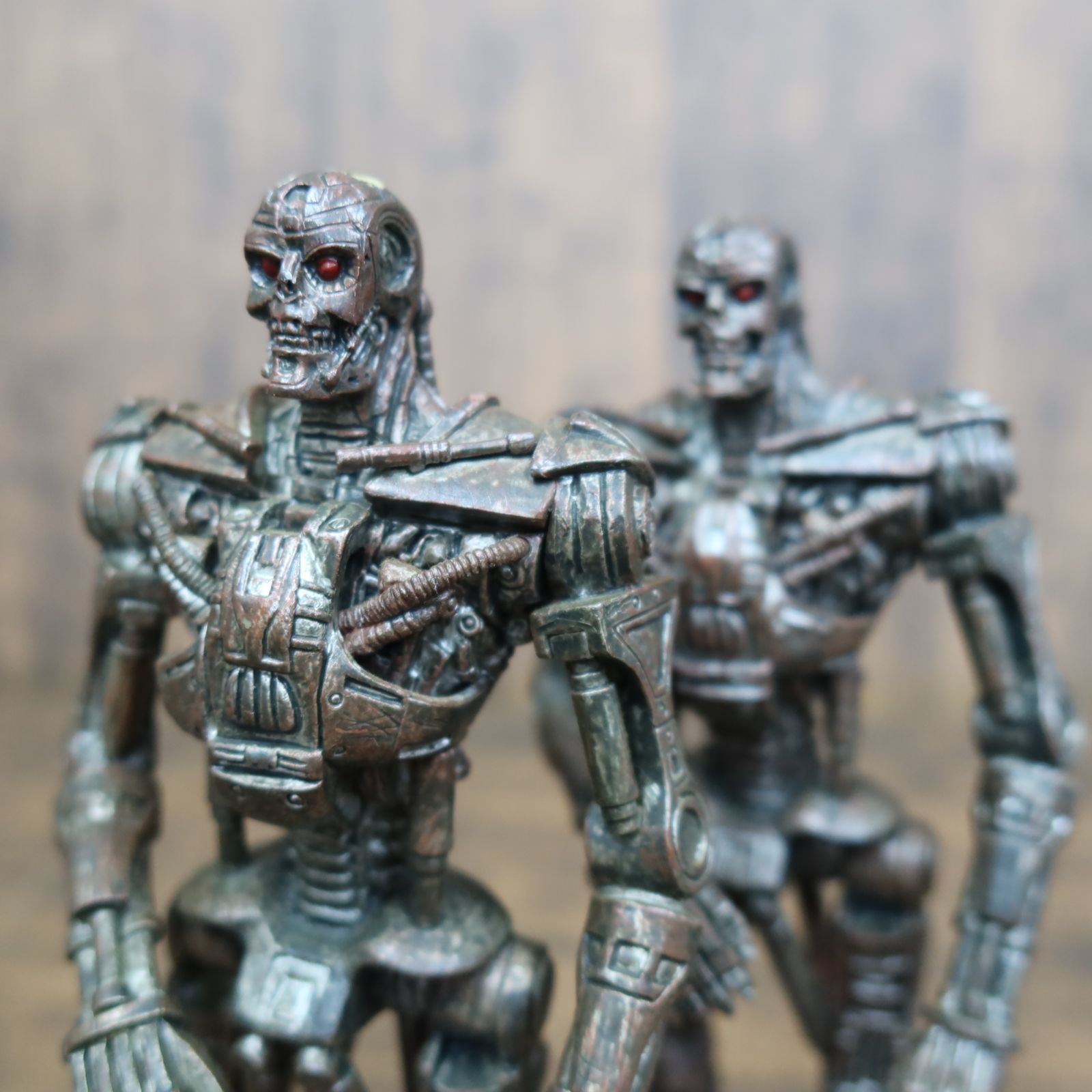 希少 2体セット☆Terminator ターミネーター T-600 フィギュア 2009年