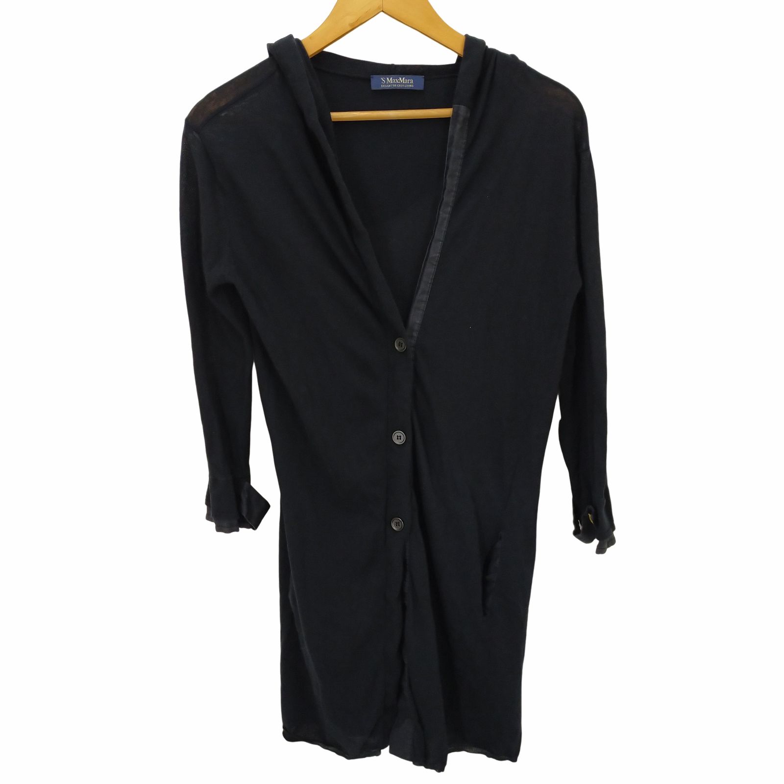 Max Mara - MAXMARA マックスマーラ ロングフードカーディガン S ｜その他