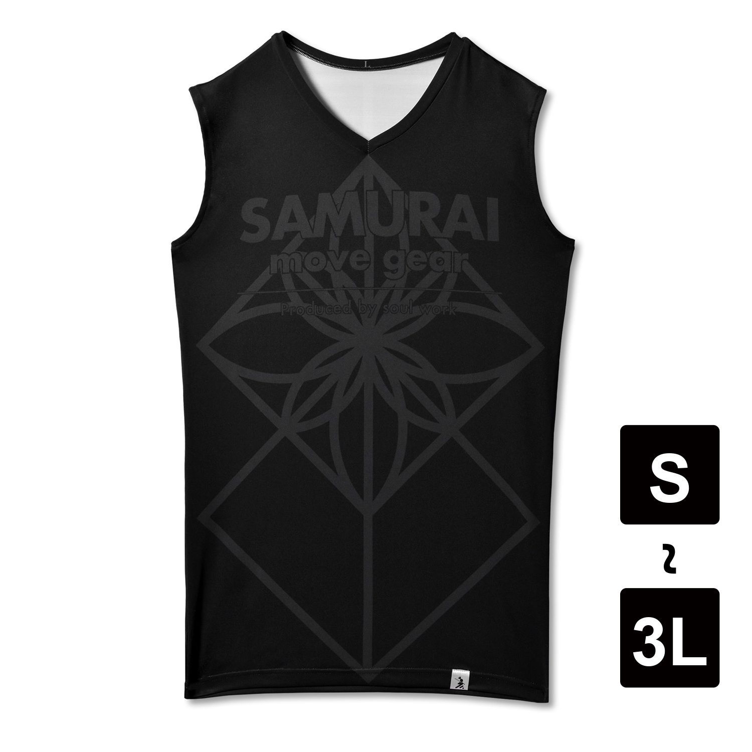 トレーニング スパッツ(黒XL) サムライムーブギア リライブシャツ＋αの