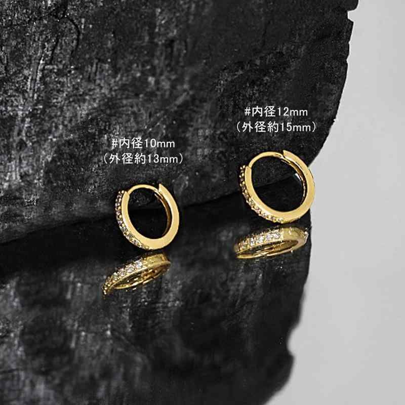 Pasurohu] ピアス K18 18金コーティング シルバー925 最高級