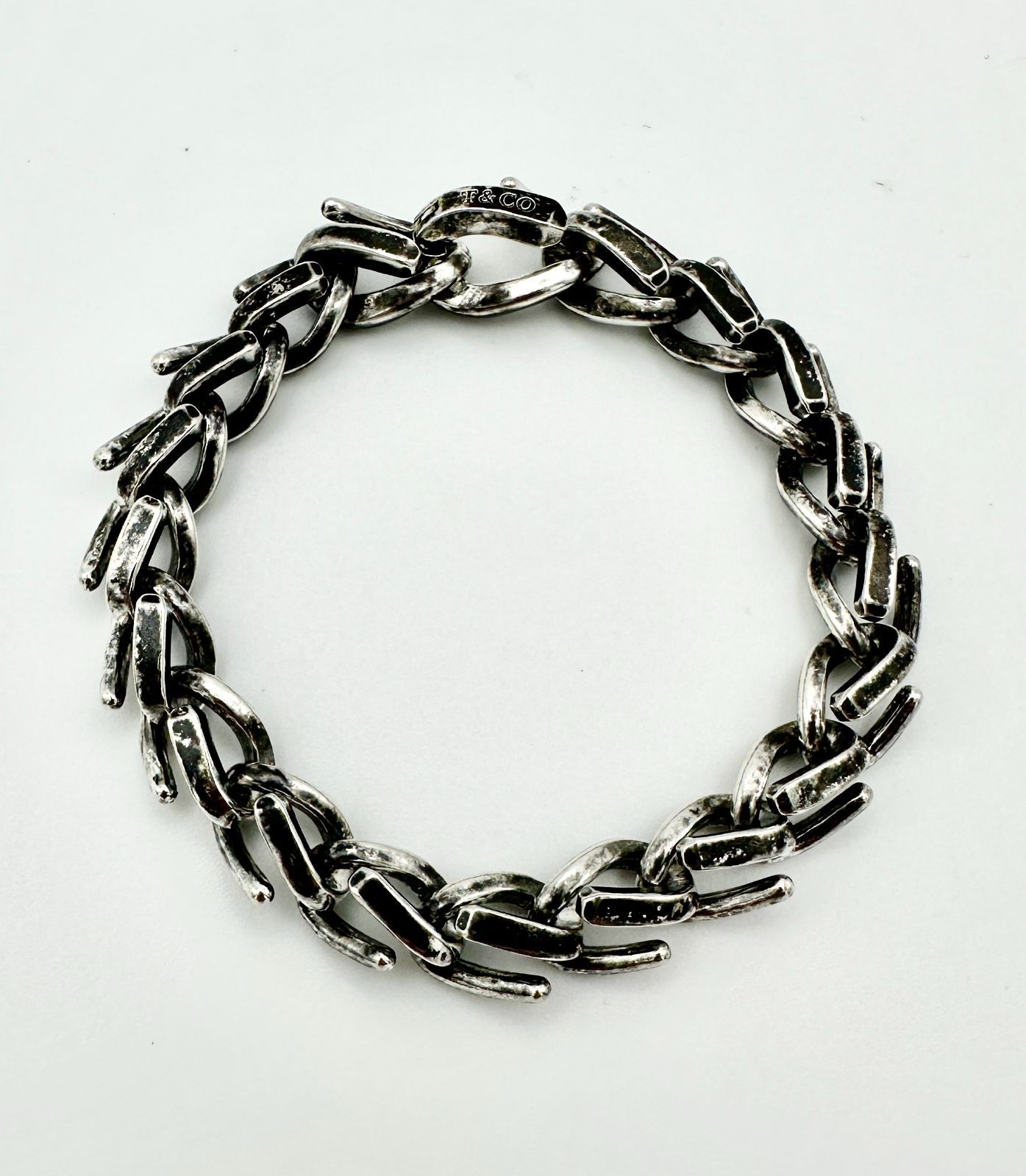 箱有り ティファニー フォージ ミディアムリンク ブレスレット 925 2110 ティファニー フォージ リンクブレスレット ミディアム チェーン