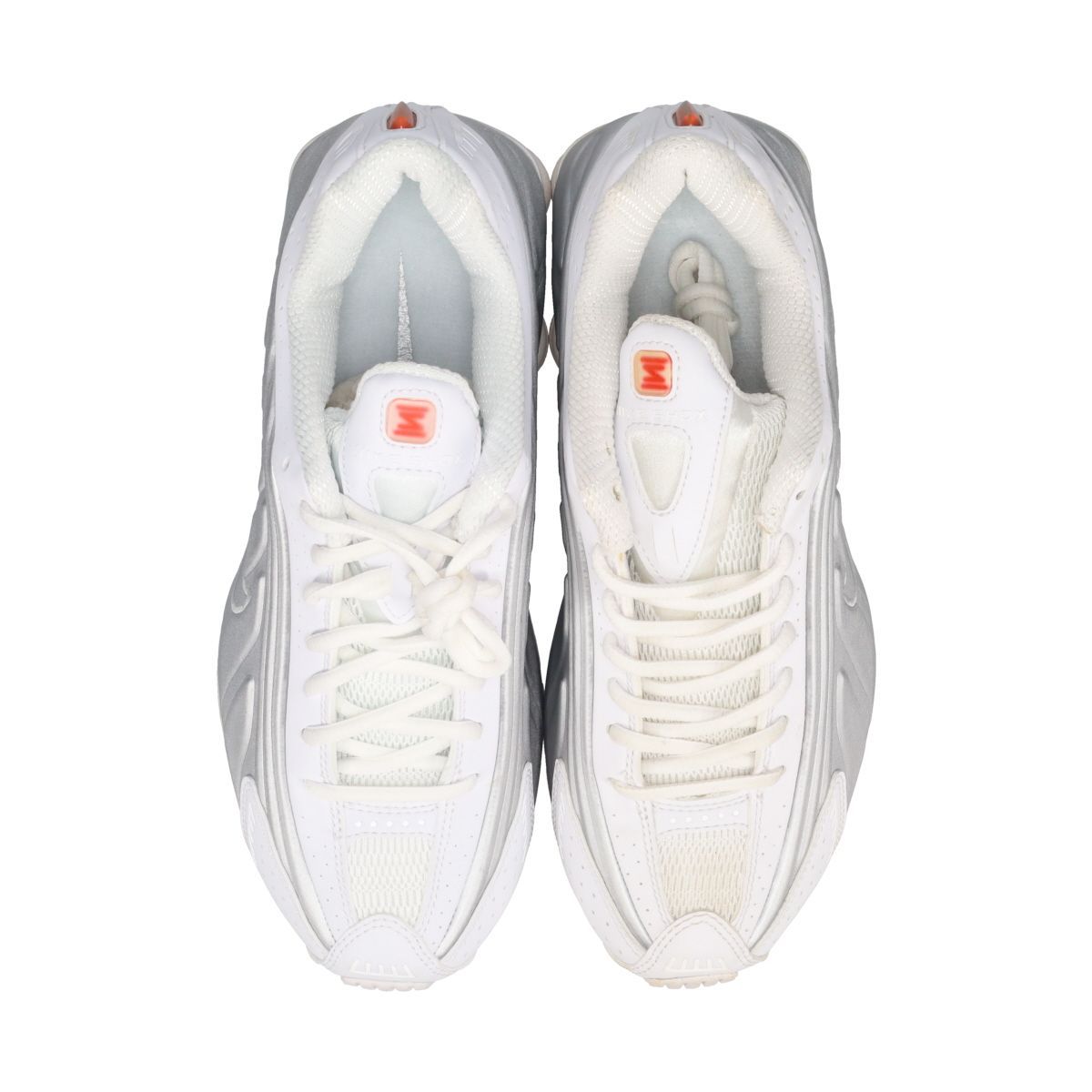 NIKE WMNS SHOX R4 WHITE/WHITE/METALLIC SILVER US7.5-24.5cm - メルカリ